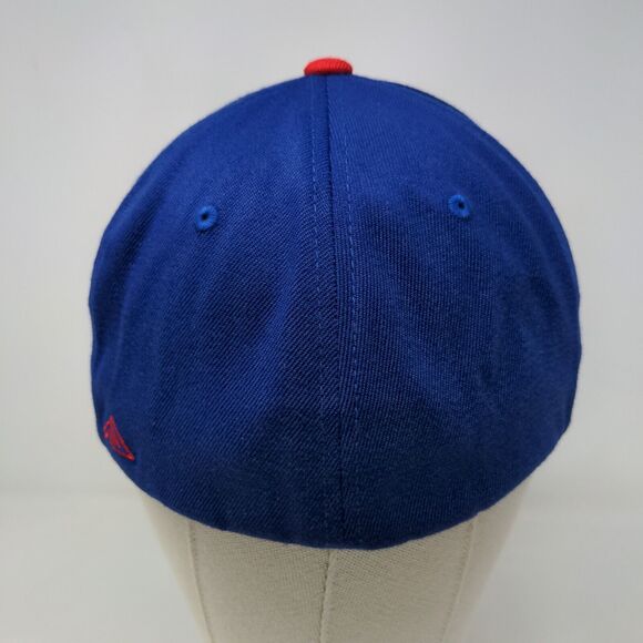 Pacific Headwear Men's Fitted Hat Blue Red Size S/M Embroidered SR Logo - Picture 7 of 11